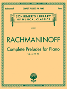 Complete Preludes, Opp. 3, 23, 32 piano sheet music cover